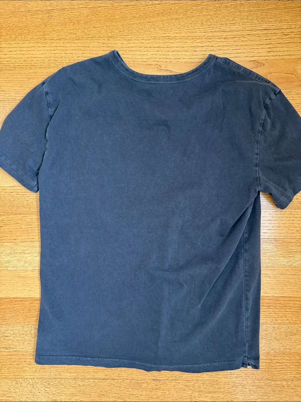 GAP Short-Sleeve Vintage Henley Tee in Moonless Night